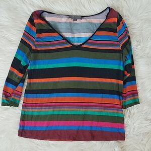 ANTHROPOLOGIE Highline Striped Top